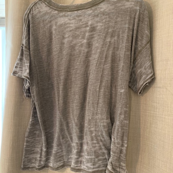 Free People distressed cutout tee - Picture 2 of 2